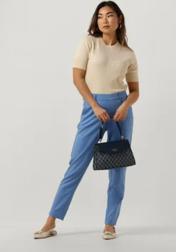 lichtblauwe object pantalon objlisa slim pant