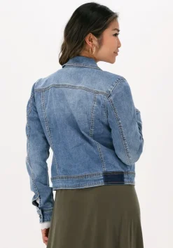 lichtblauwe object spijkerjas objwin new denim jacket noos