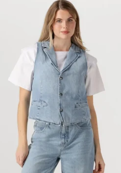 lichtblauwe penn & ink gilet waistcoat