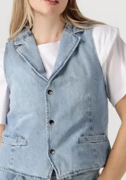 lichtblauwe penn & ink gilet waistcoat