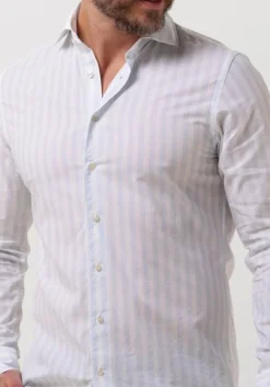 lichtblauwe profuomo casual overhemd ppuh10039