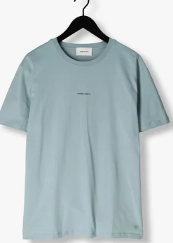 lichtblauwe pure path t-shirt regular fit crewneck ss t-shirts