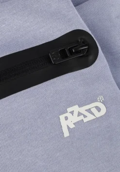 lichtblauwe raizzed korte broek rollan