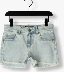 lichtblauwe raizzed shorts louisiana