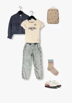 lichtblauwe raizzed slim fit jeans casablanca