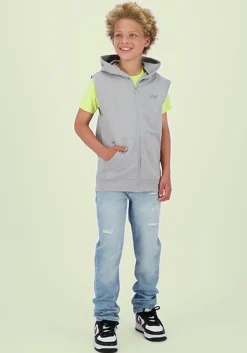 lichtblauwe raizzed slim fit jeans denver