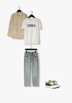 lichtblauwe raizzed slim fit jeans denver