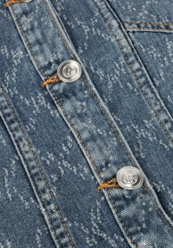 lichtblauwe raizzed spijkerjas tula laser