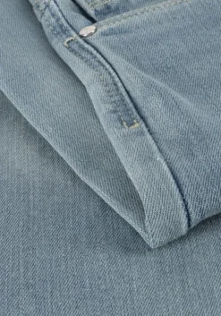 lichtblauwe raizzed straight leg jeans missouri