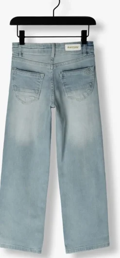 lichtblauwe raizzed straight leg jeans missouri