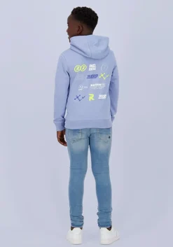 lichtblauwe raizzed truien/vesten narton