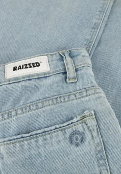 lichtblauwe raizzed wide jeans malaga
