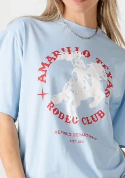 lichtblauwe refined department t-shirt maggy