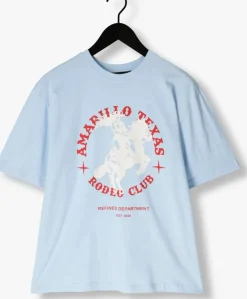 lichtblauwe refined department t-shirt maggy