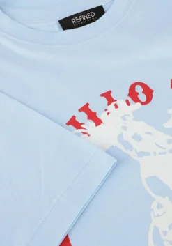 lichtblauwe refined department t-shirt maggy