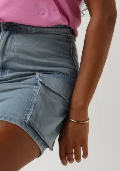 lichtblauwe refined department minirok jisel