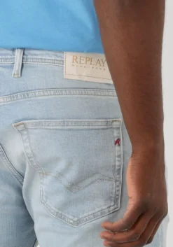 lichtblauwe replay skinny jeans grover pants