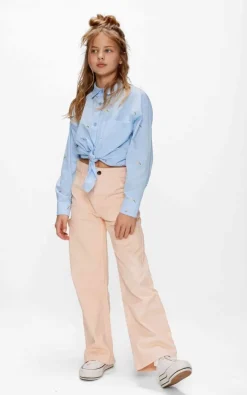 lichtblauwe retour blouses patty