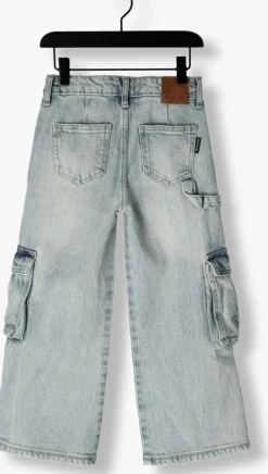 lichtblauwe retour wide jeans gerry