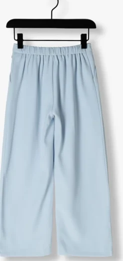 lichtblauwe retour wijde broek bonita