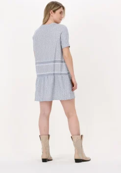 lichtblauwe rough studios mini jurk tara dress