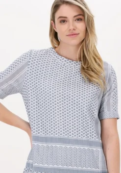 lichtblauwe rough studios mini jurk tara dress