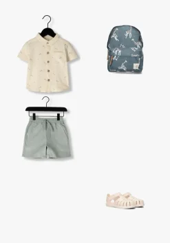 lichtblauwe rylee + cru korte broek bermuda short aqua