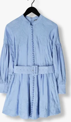 lichtblauwe scarlett poppies mini jurk berite short dress