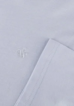 lichtblauwe scotch & soda t-shirt seasonal core - regular fit lo