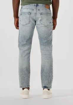 lichtblauwe scotch & soda slim fit jeans core the zee straight jeans