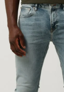 lichtblauwe scotch & soda skinny jeans skim skinny fit jeans - river deep