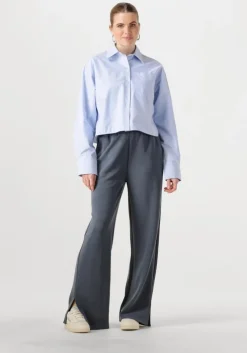 lichtblauwe second female blouses baulo cropped shirt