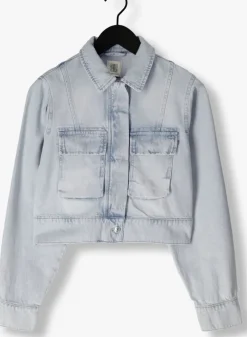 lichtblauwe second female spijkerjas fira jacket