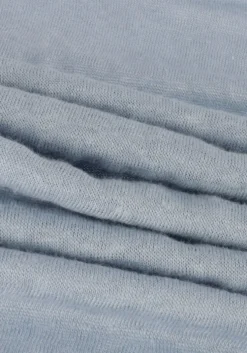 lichtblauwe second female t-shirt peony o-neck tee