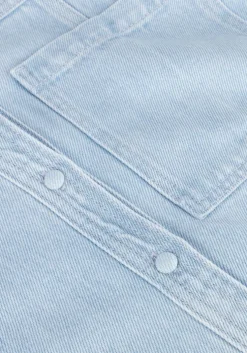 lichtblauwe second female blouses irvin denim shirt