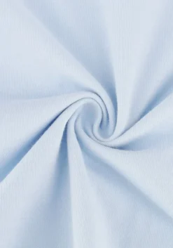 lichtblauwe selected femme t-shirt slfpenelope 2/4 ruffle tee