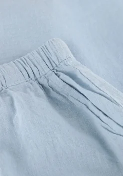 lichtblauwe selected femme korte broek slfluisa mw string shorts b