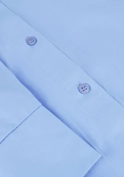 lichtblauwe selected femme mini jurk slfblair 2/4 short shirt dress