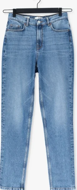lichtblauwe selected femme slim fit jeans slfamy hw slim chambly blu jea