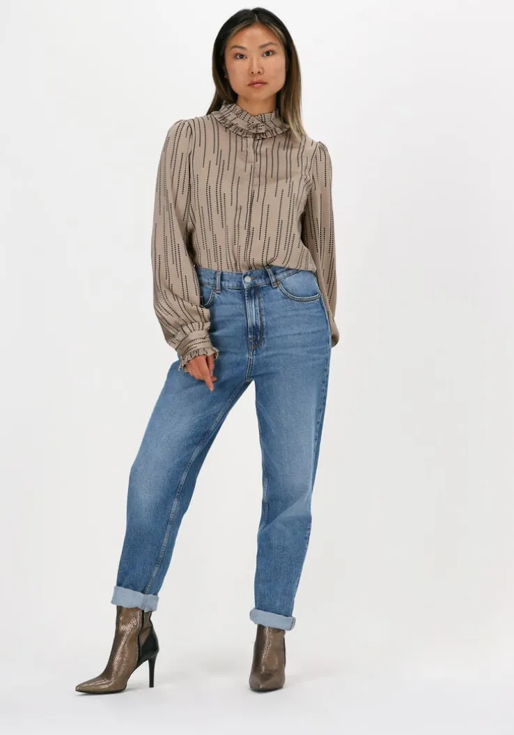 lichtblauwe selected femme slim fit jeans slfamy hw slim chambly blu jea