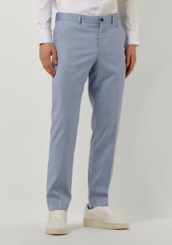 lichtblauwe selected homme pantalon slhslim-cedric structure trs noos