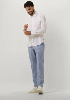 lichtblauwe selected homme pantalon slhslim-cedric structure trs noos