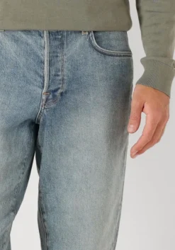 lichtblauwe selected homme straight leg jeans slh190-reg tape cole 3501 l.b wash jns