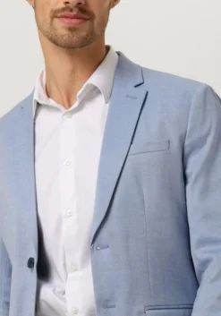 lichtblauwe selected homme colberts slhslim-cedric structure blz noos