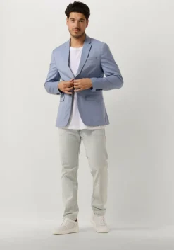 lichtblauwe selected homme colberts slhslim-cedric structure blz noos