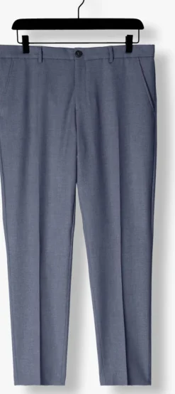lichtblauwe selected homme pantalon slhslim-timeliam lt blu struc trs flex b