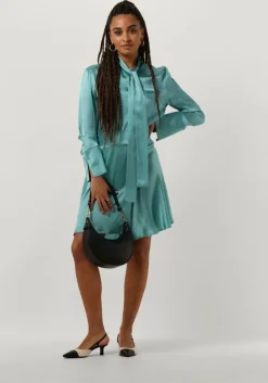 lichtblauwe semicouture mini jurk maya dress