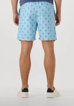 lichtblauwe shiwi zwembroeken men mike swim shorts 7 inch sketched coral