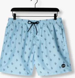 lichtblauwe shiwi zwembroeken men mike swim shorts 7 inch sketched coral