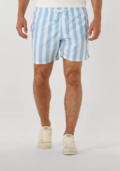 lichtblauwe shiwi zwembroeken men swimshort broad stripe